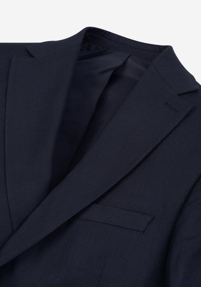 Steel Navy Dotted Suit