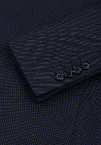 Steel Navy Dotted Suit