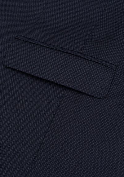 Steel Navy Dotted Suit