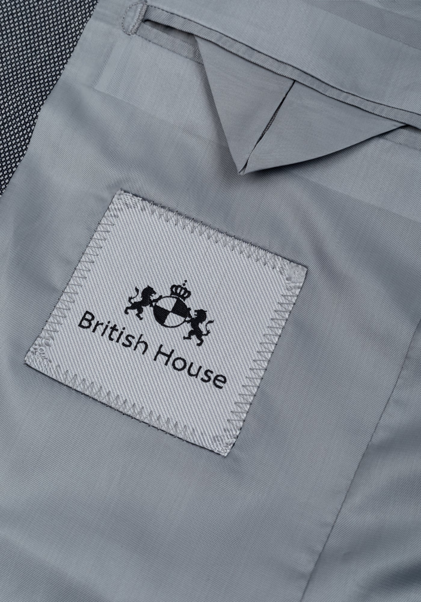 Shale Grey Dotted Suit