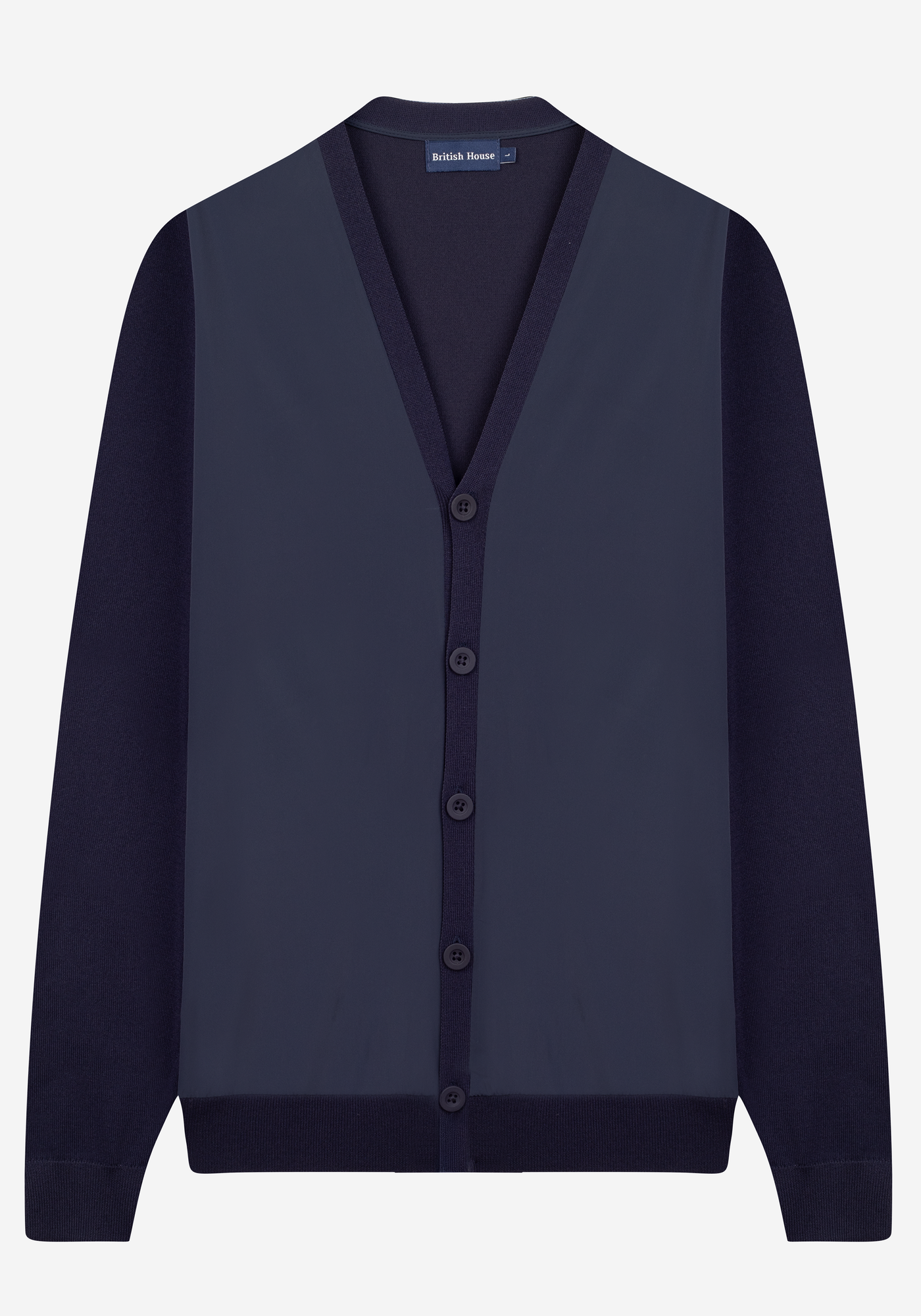 Iron Navy Polyamide Cardigan