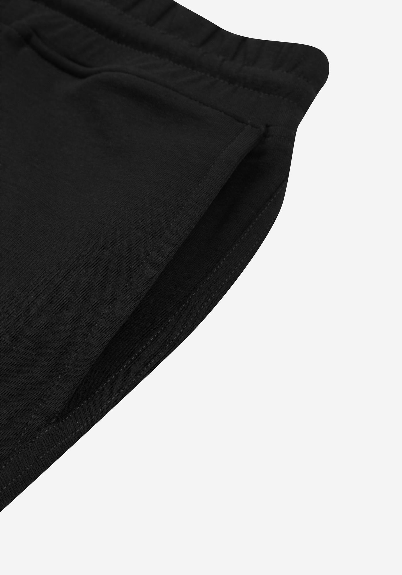 Dim Black Cotton Short