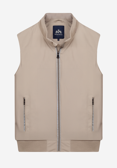 Mesa Beige Polyamide Vest