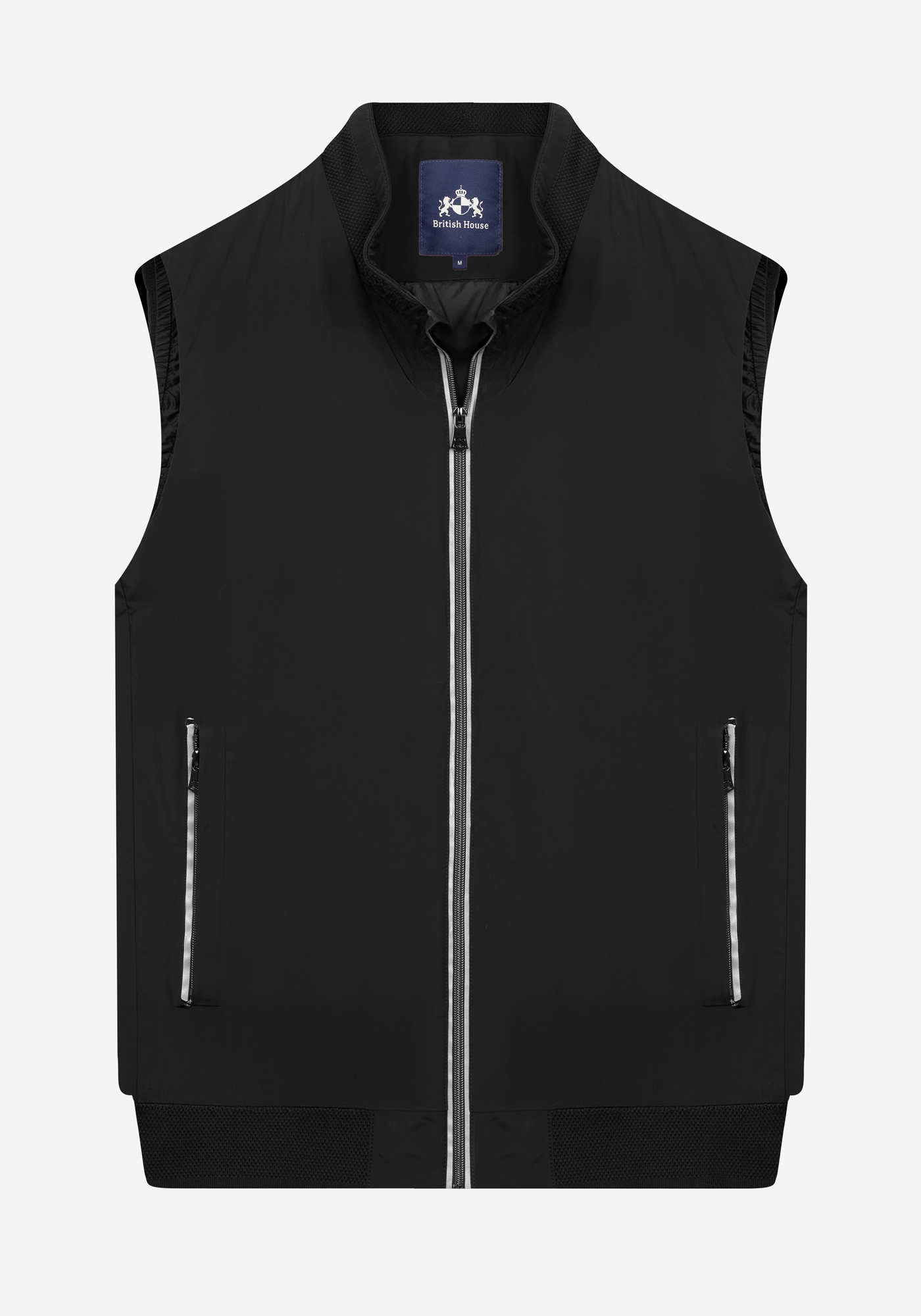 Carbon Black Polyamide Vest