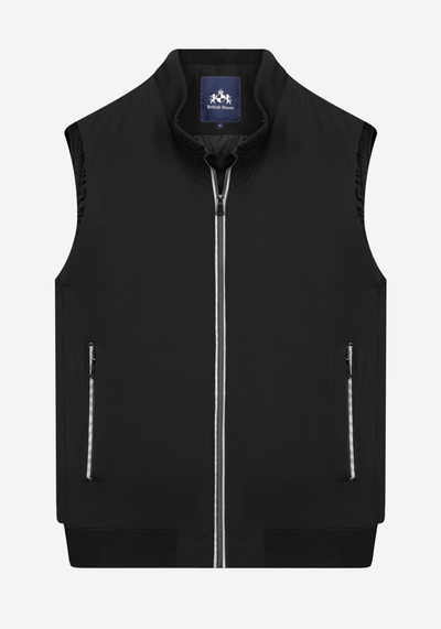 Carbon Black Polyamide Vest