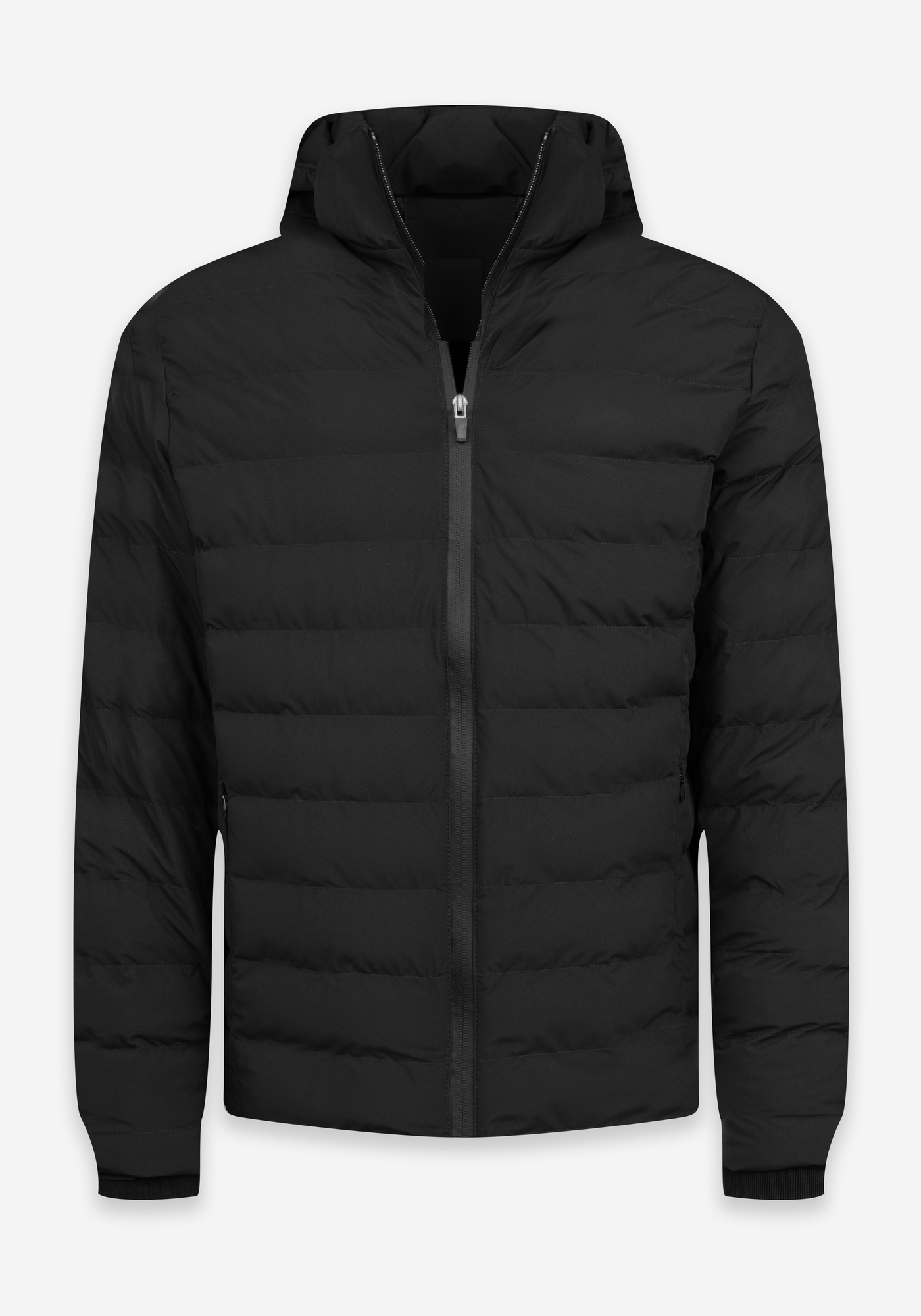 Jet Black Puffer Down Jacket