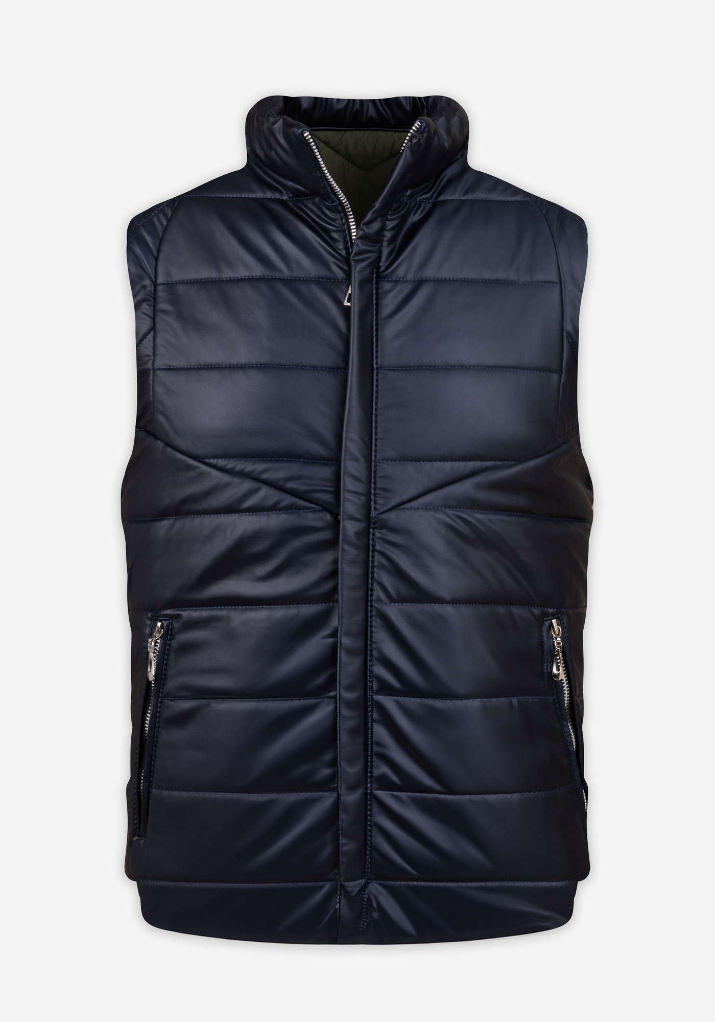 Steel Navy Vest