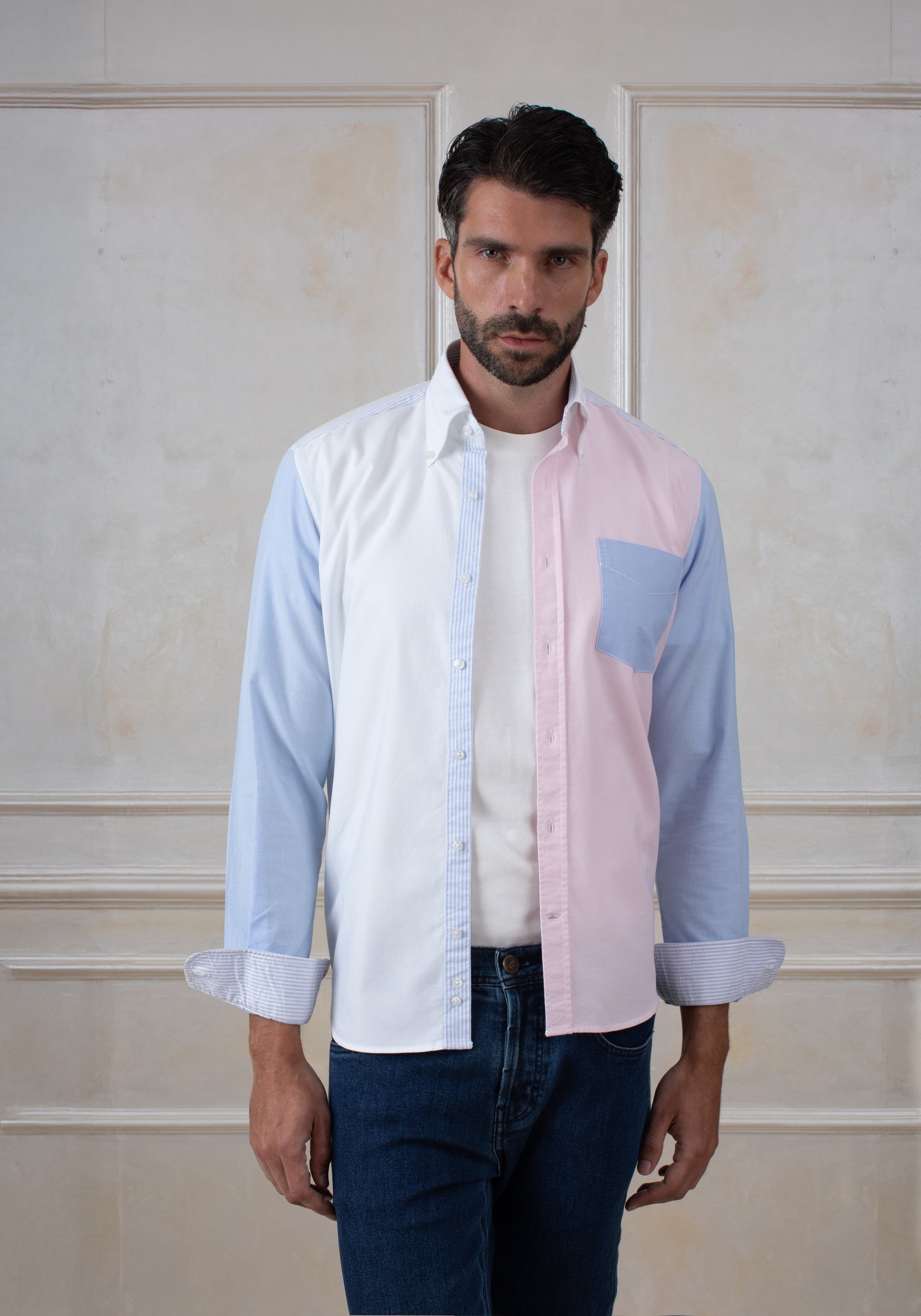 Bloom Tri-Tone Oxford Shirt