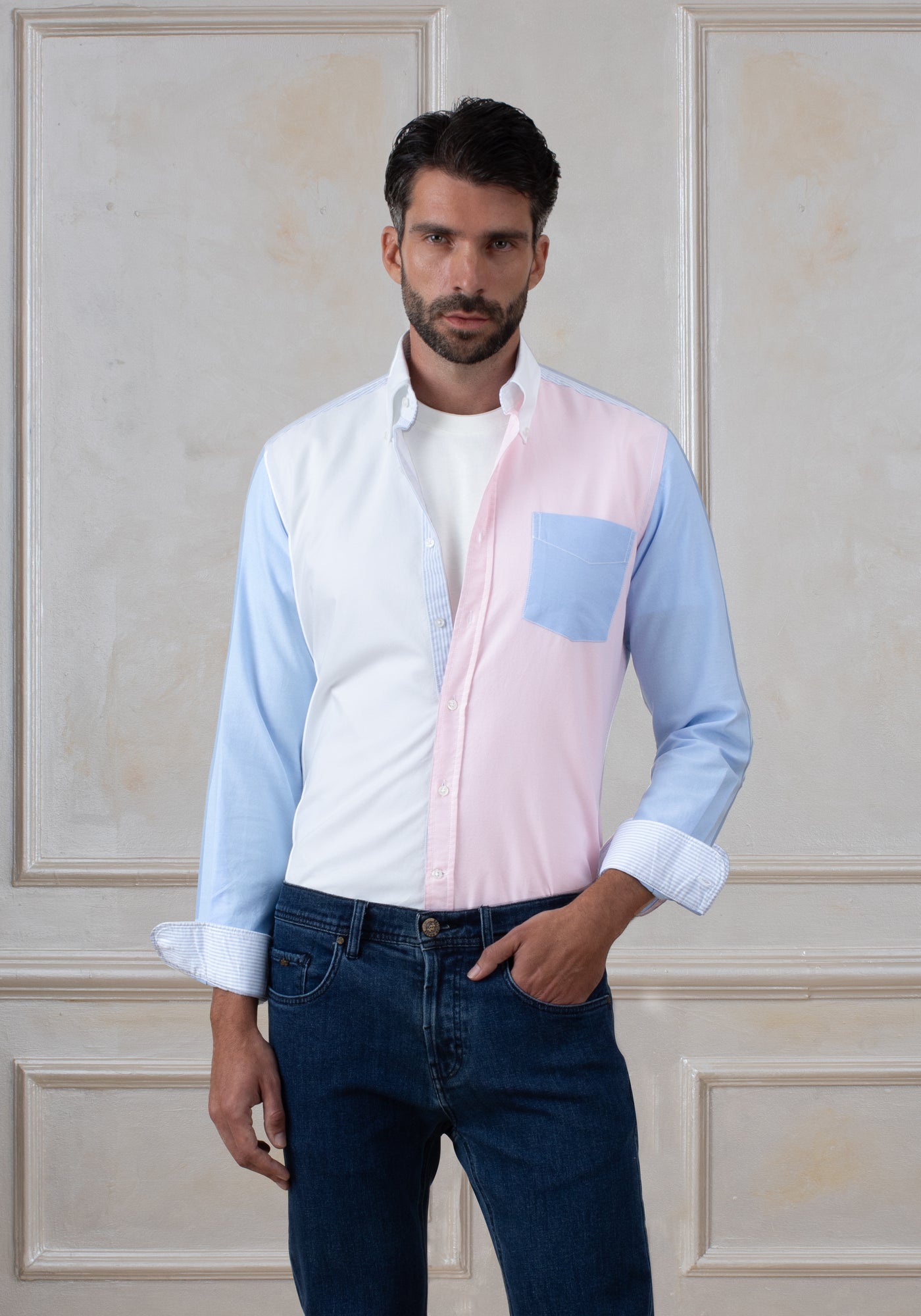 Bloom Tri-Tone Oxford Shirt