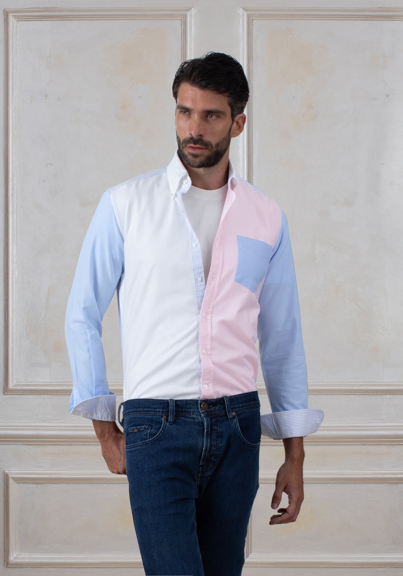 Bloom Tri-Tone Oxford Shirt