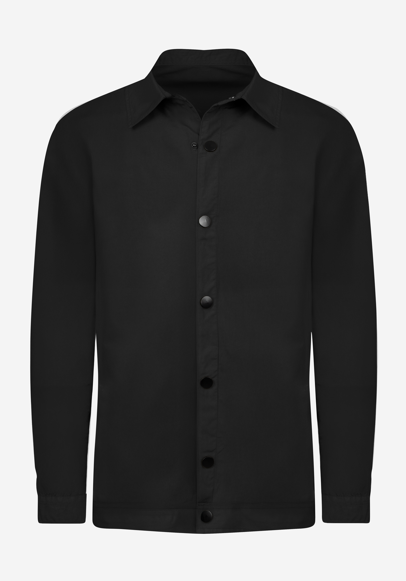 Matte Black Paper Touch Overshirt