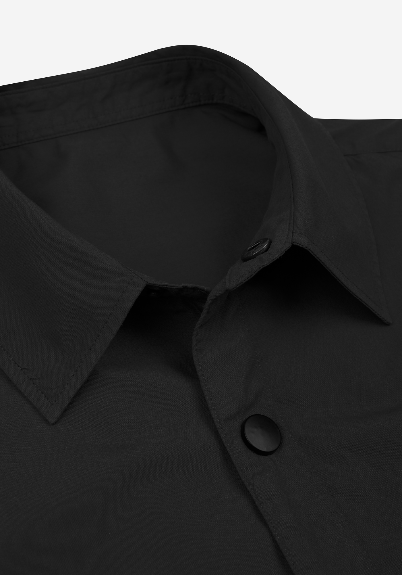 Matte Black Paper Touch Overshirt