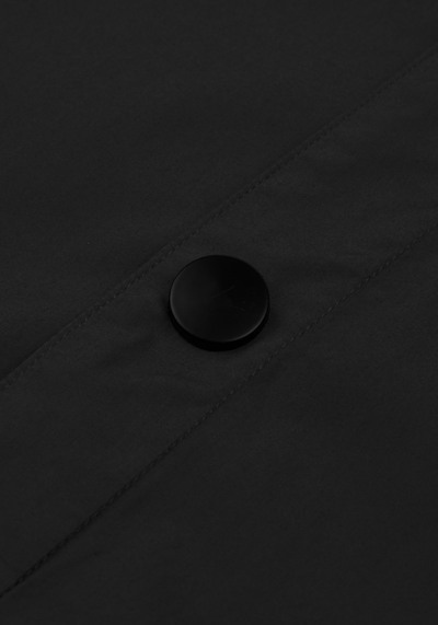 Matte Black Paper Touch Overshirt