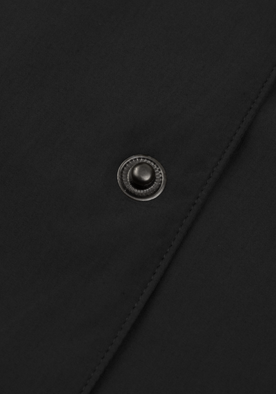 Matte Black Paper Touch Overshirt