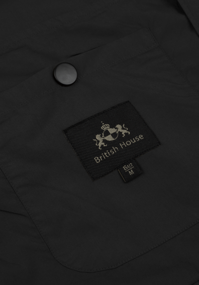 Matte Black Paper Touch Overshirt