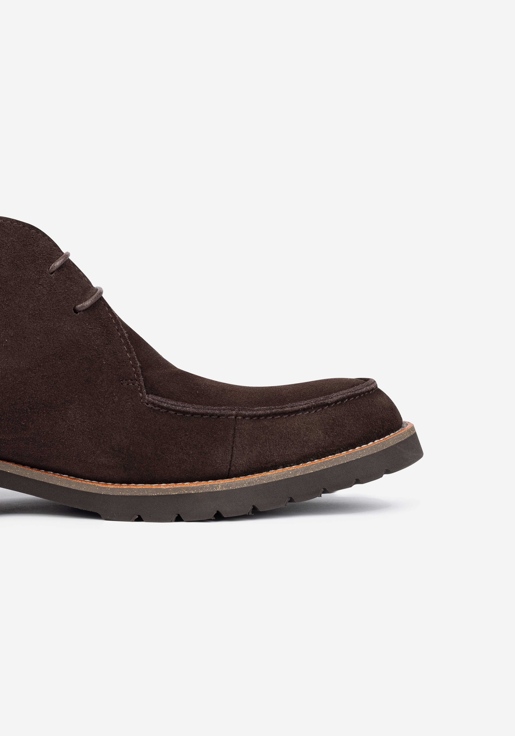 Deep Brown Suede Ankle Boot