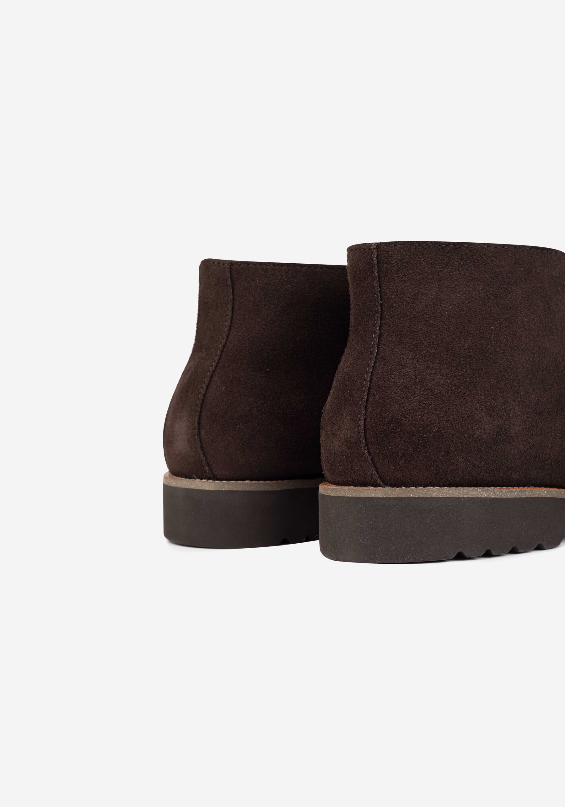 Deep Brown Suede Ankle Boot
