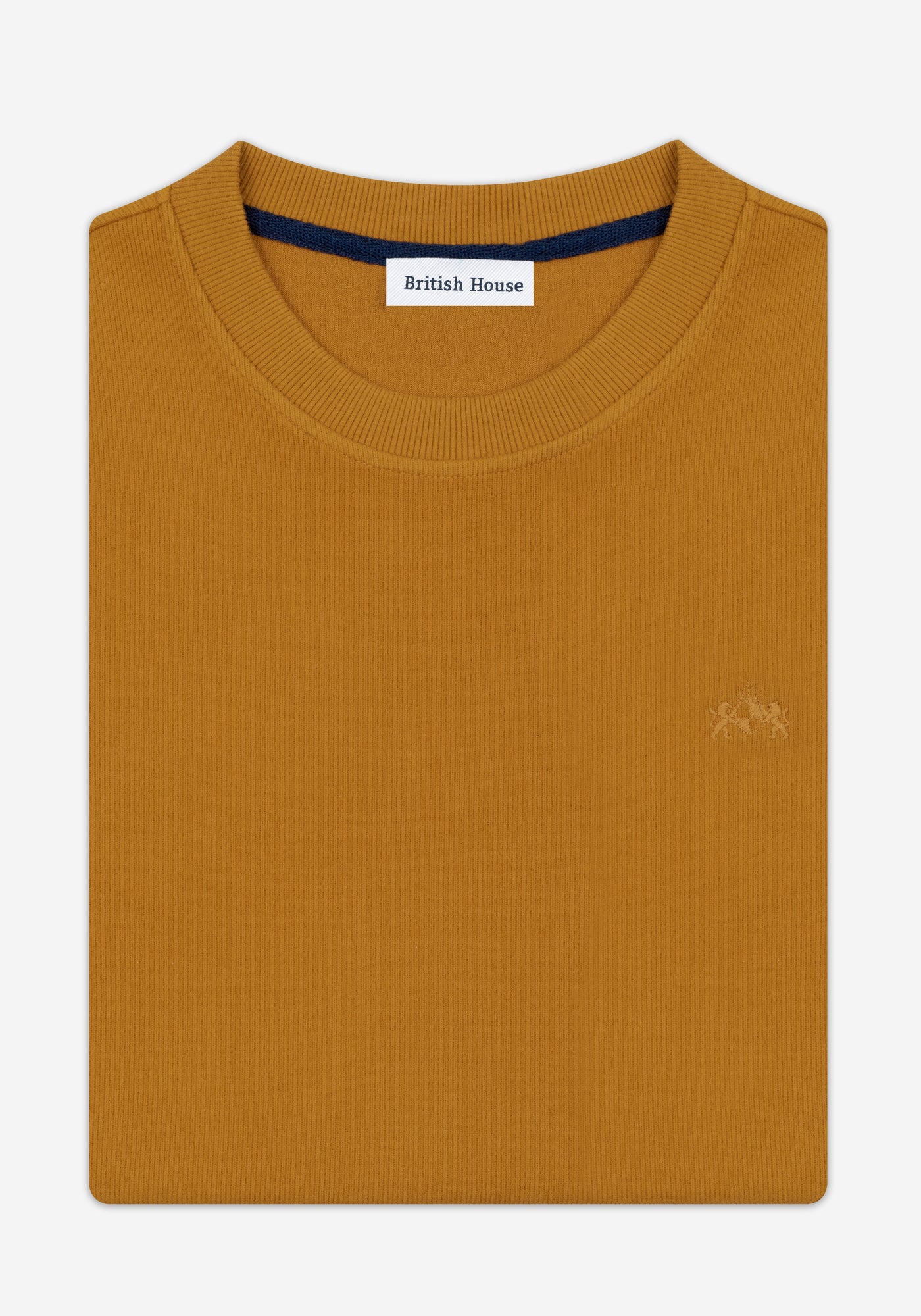 Amber Orange Cotton Sweatshirt