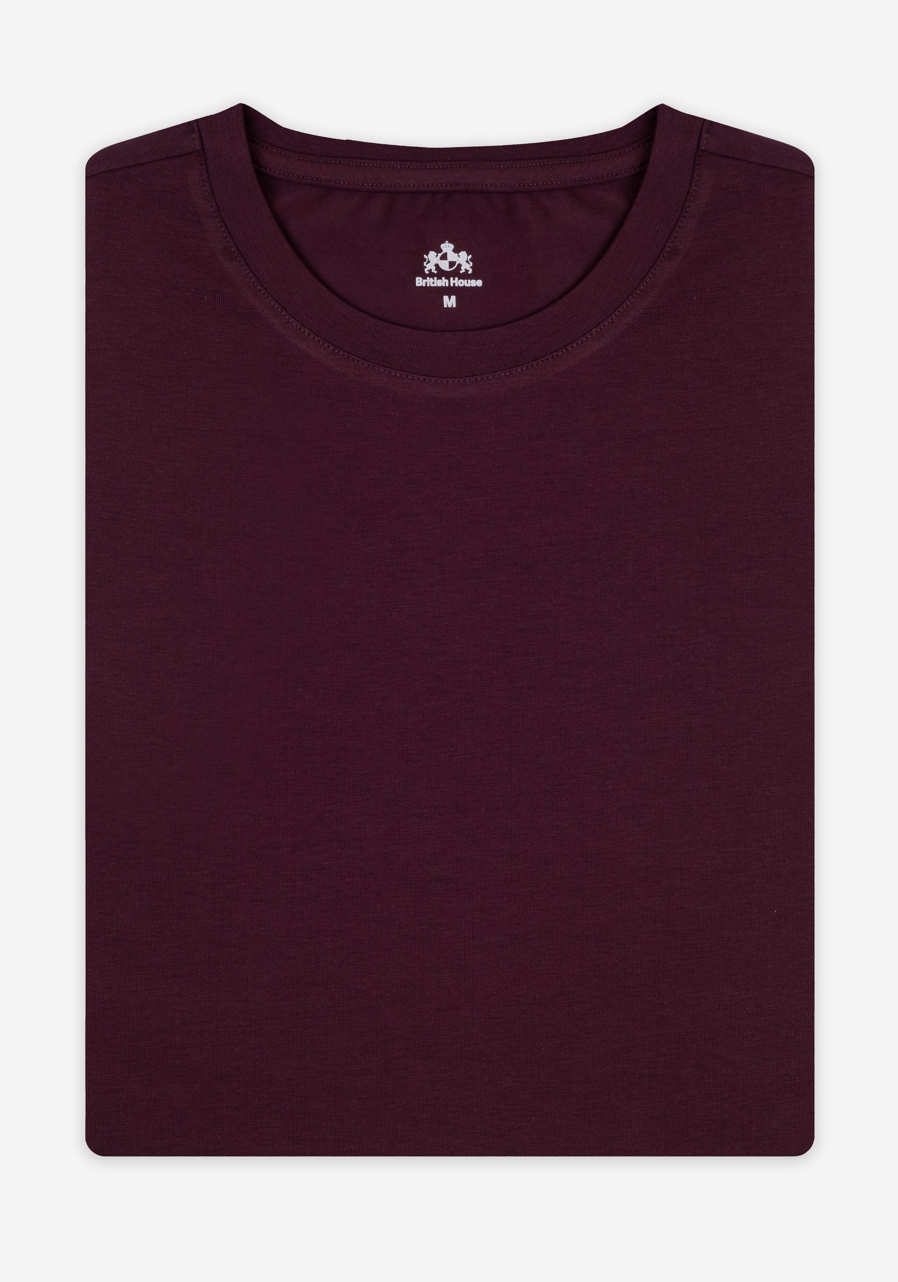 Scarlet Burgundy Cotton Undershirt - Long Sleeve