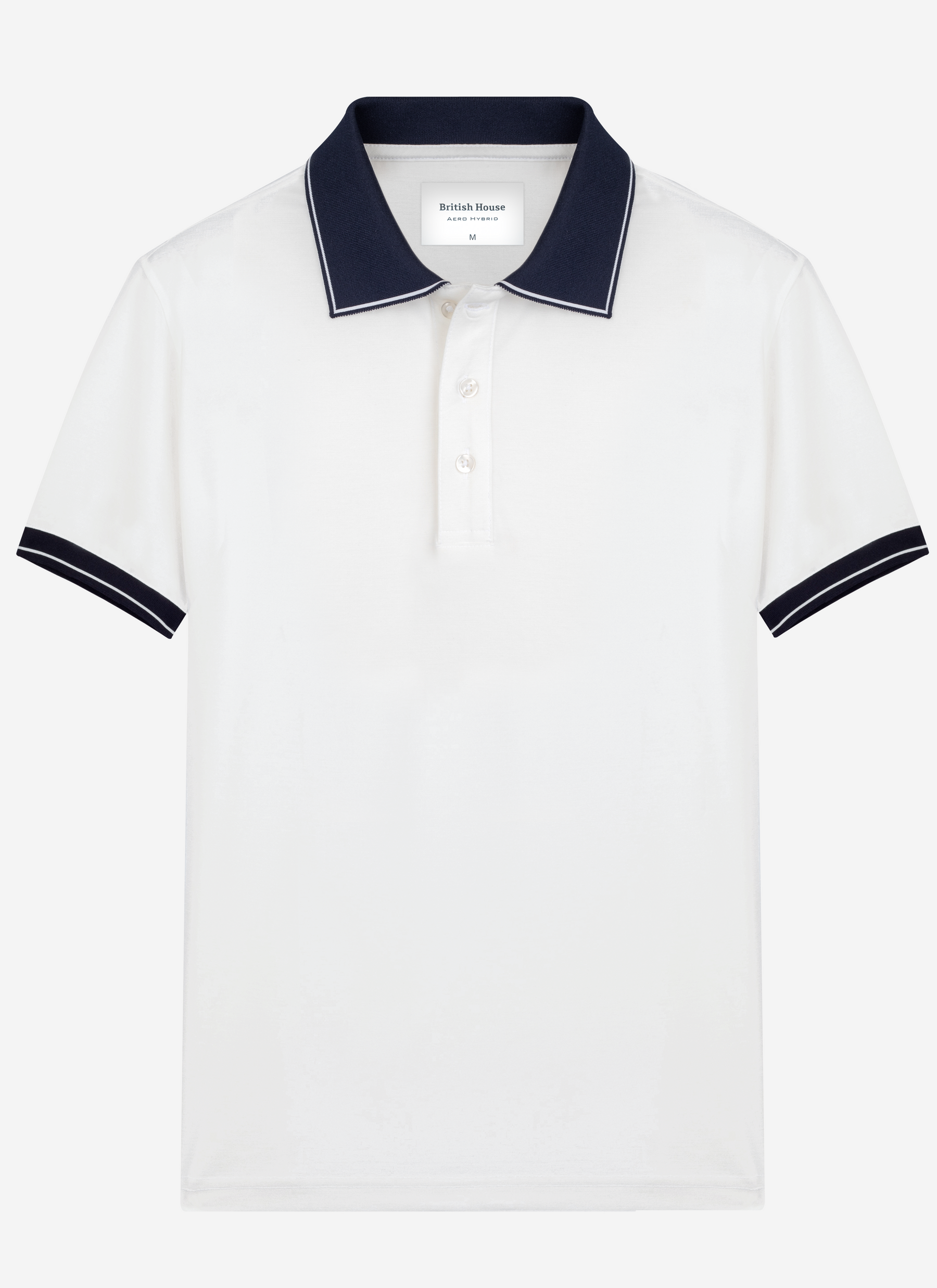 Cloud White Aero-Hybrid Polo Shirt