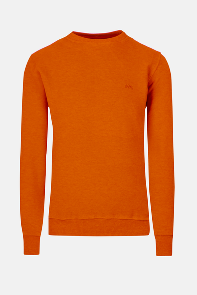Sienna Orange Cotton Sweatshirt