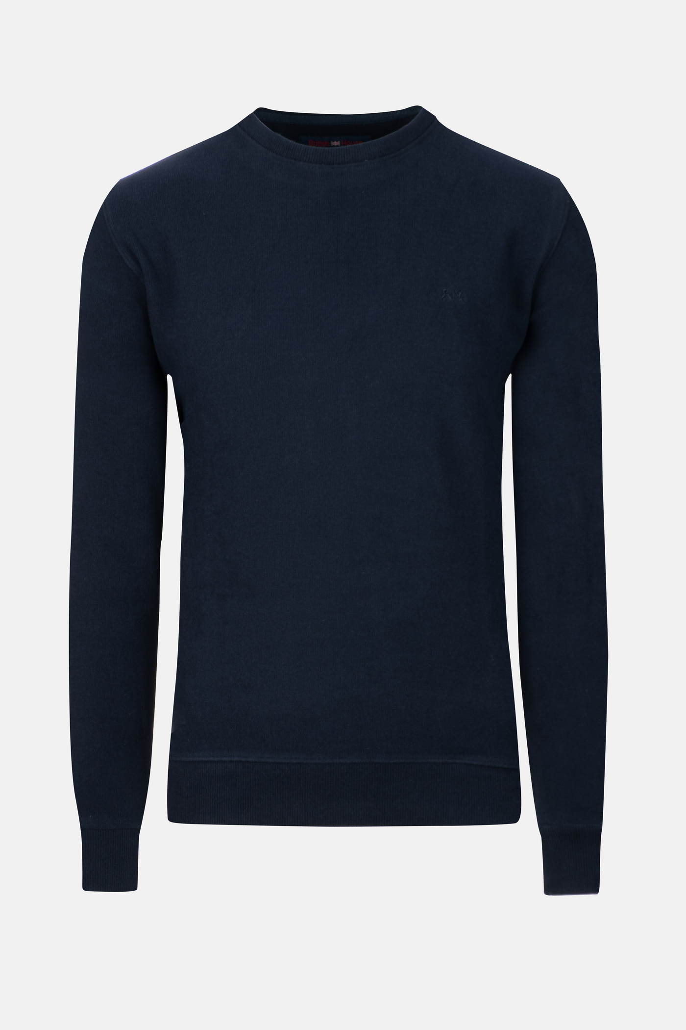 Midnight Blue Cotton Sweatshirt