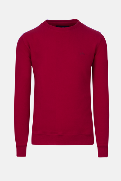 Cardinal Red Cotton Sweatshirt