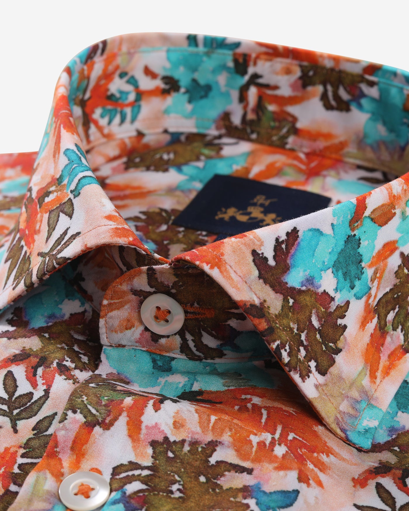 Colorful Floral Poplin Shirt - Limited Edition