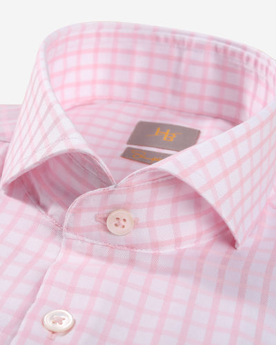 Rose Checked Supima Cotton Shirt