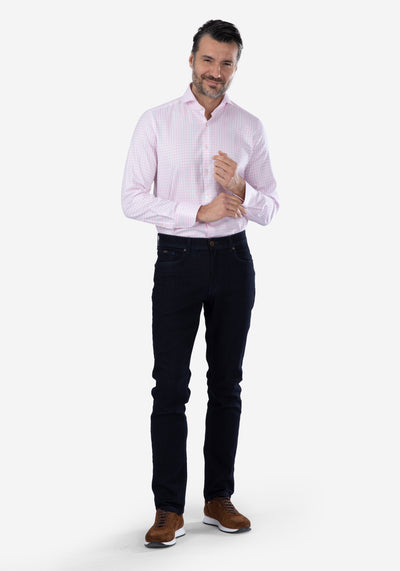 Rose Checked Supima Cotton Shirt