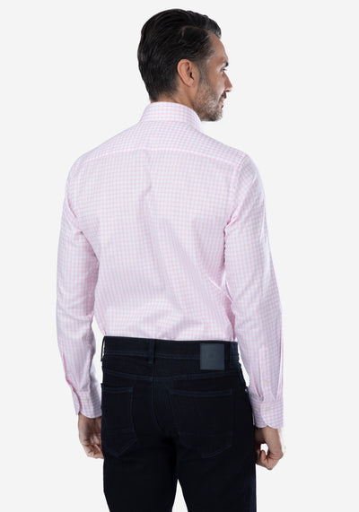 Rose Checked Supima Cotton Shirt