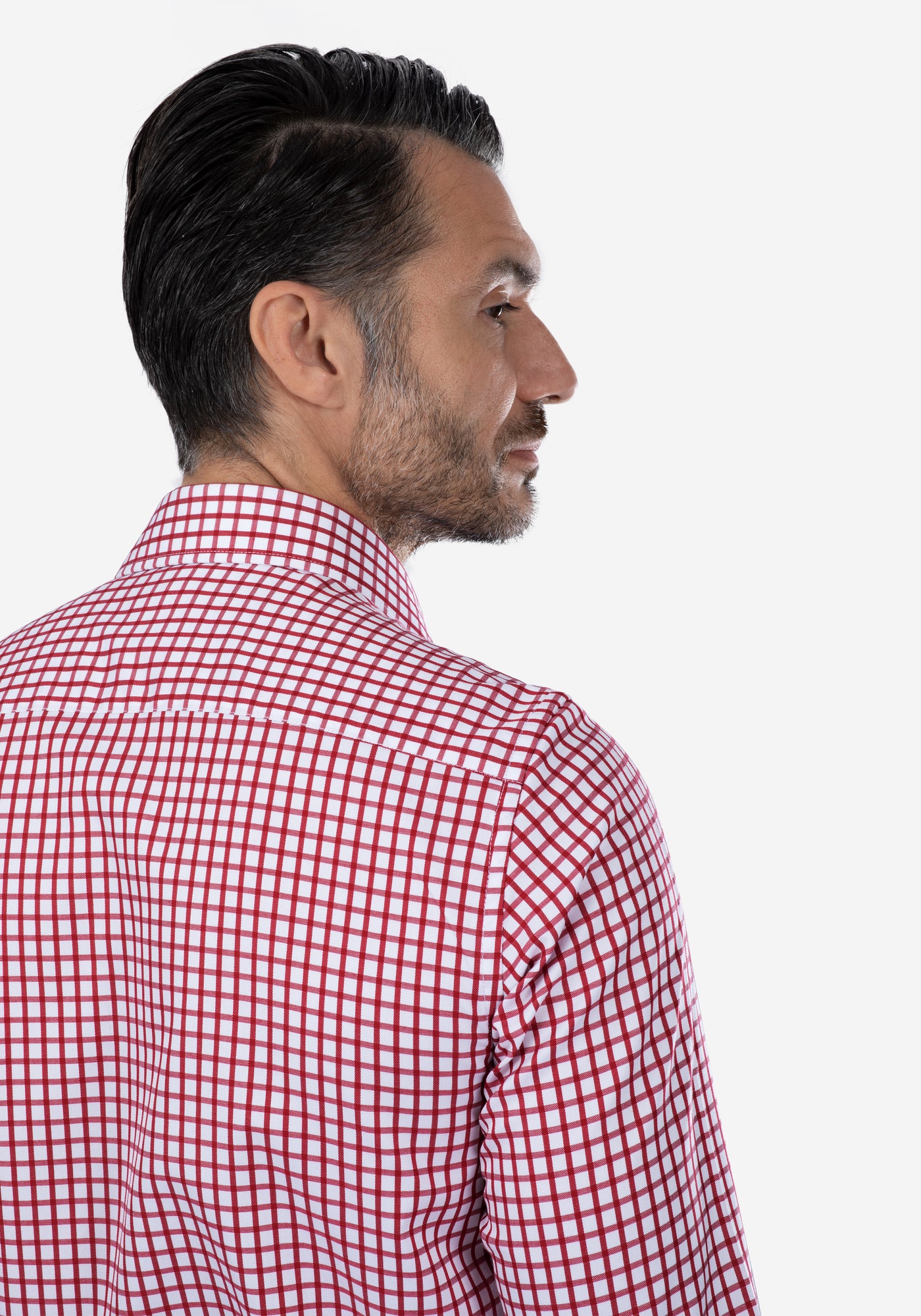 Red Checked Supima Cotton Shirt