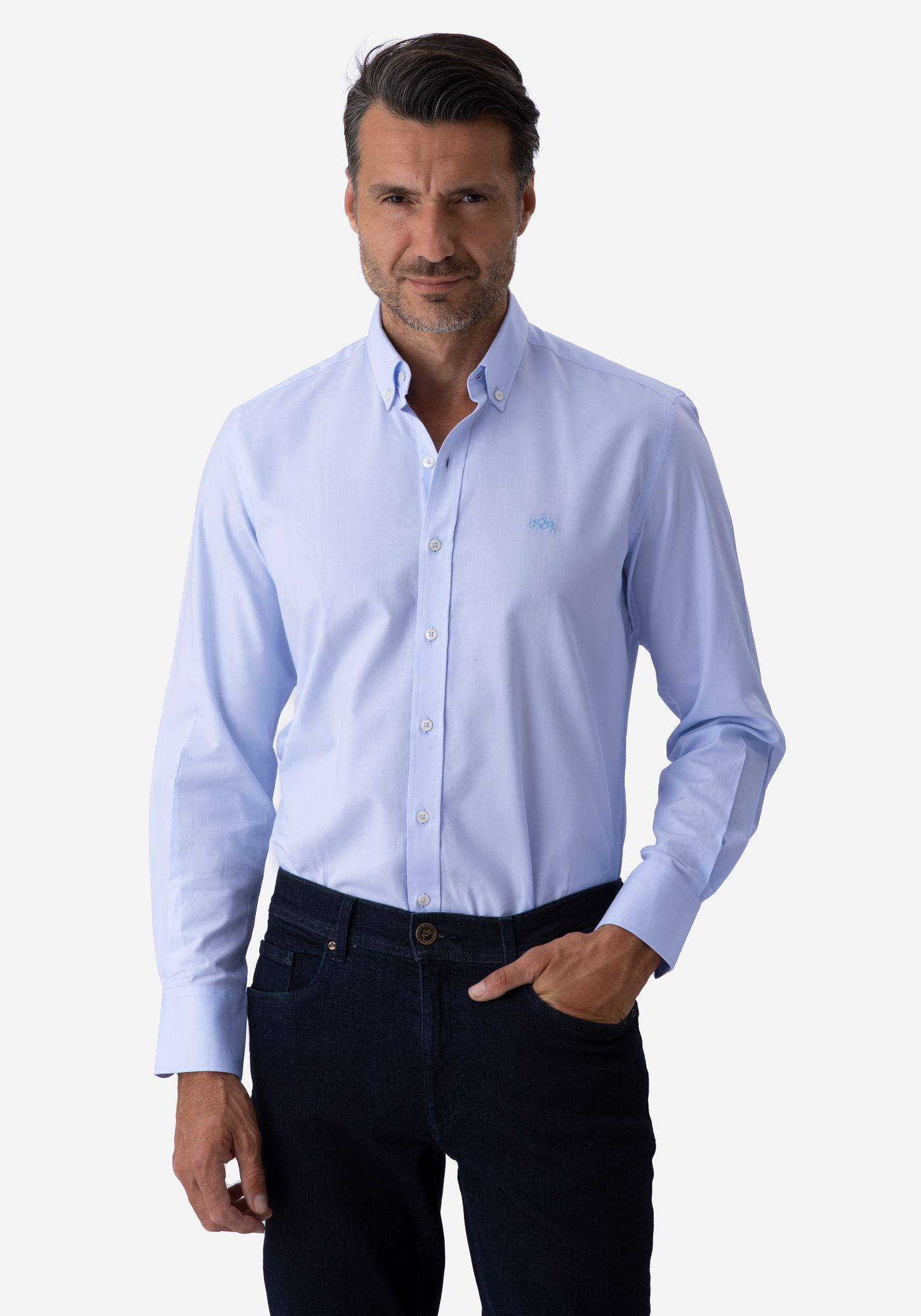 Light Blue Royal Oxford Shirt