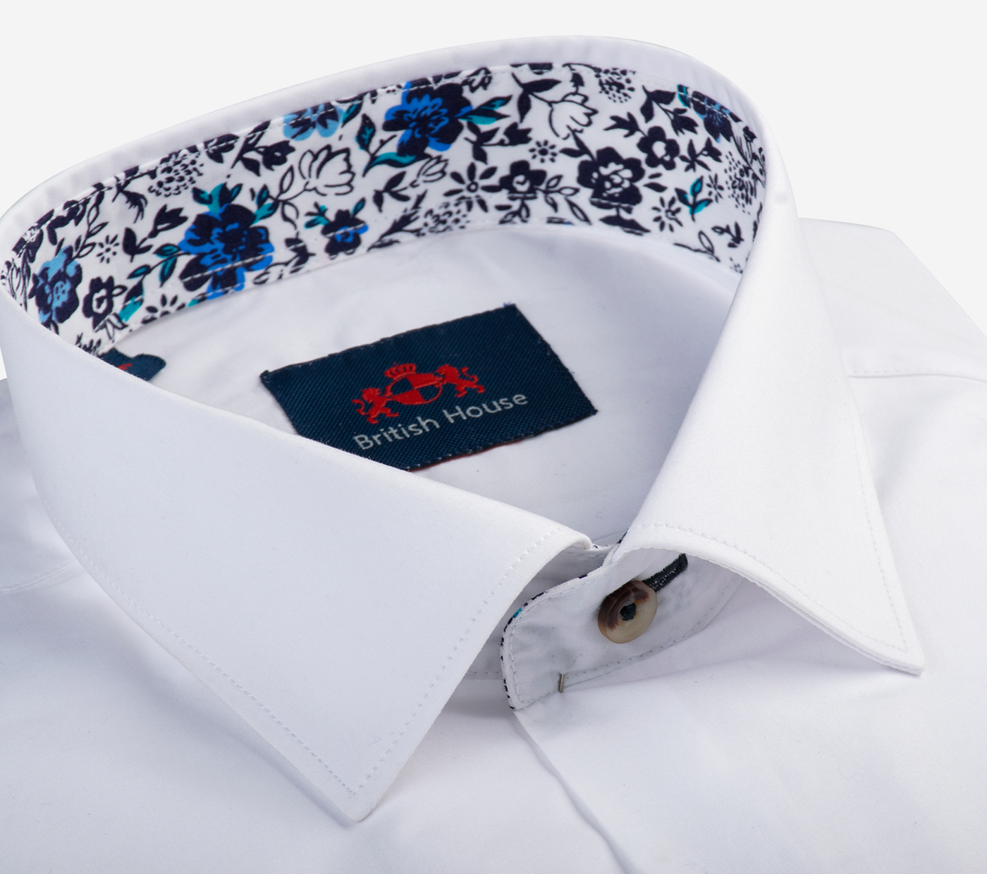 Anti-Wrinkle White Poplin Shirt