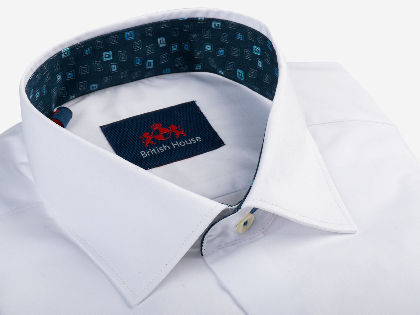 Anti-Wrinkle White Poplin Shirt