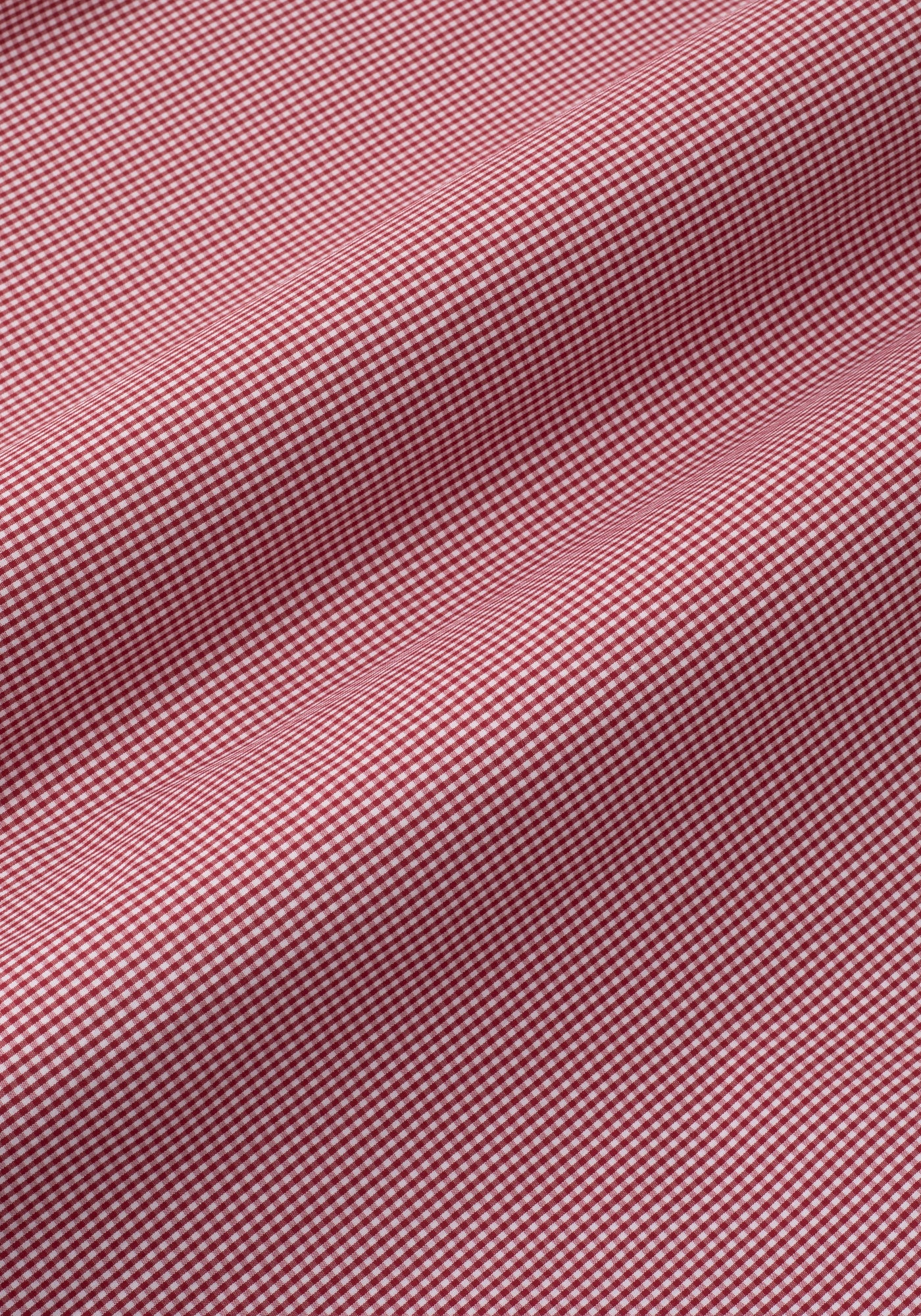 Red Checked Cotton Lycra Shirt