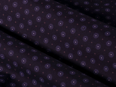 Matte Purple Floral Poplin Shirt