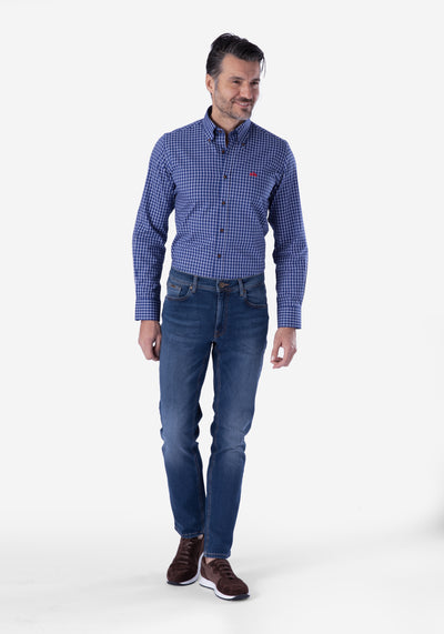 Contemporary-fit Jeans in Blue Denim