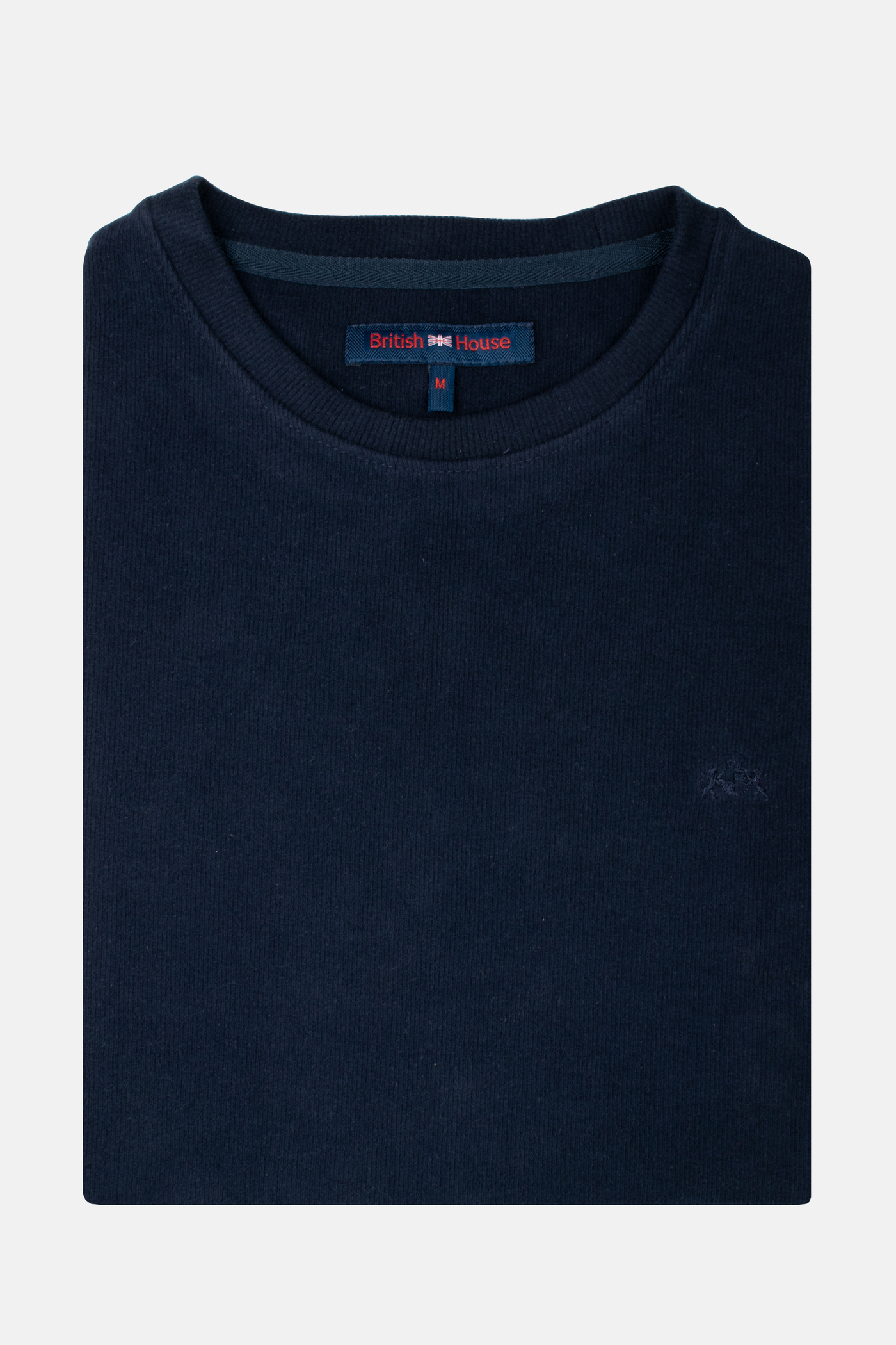 Midnight Blue Cotton Sweatshirt