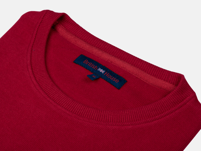 Cardinal Red Cotton Sweatshirt