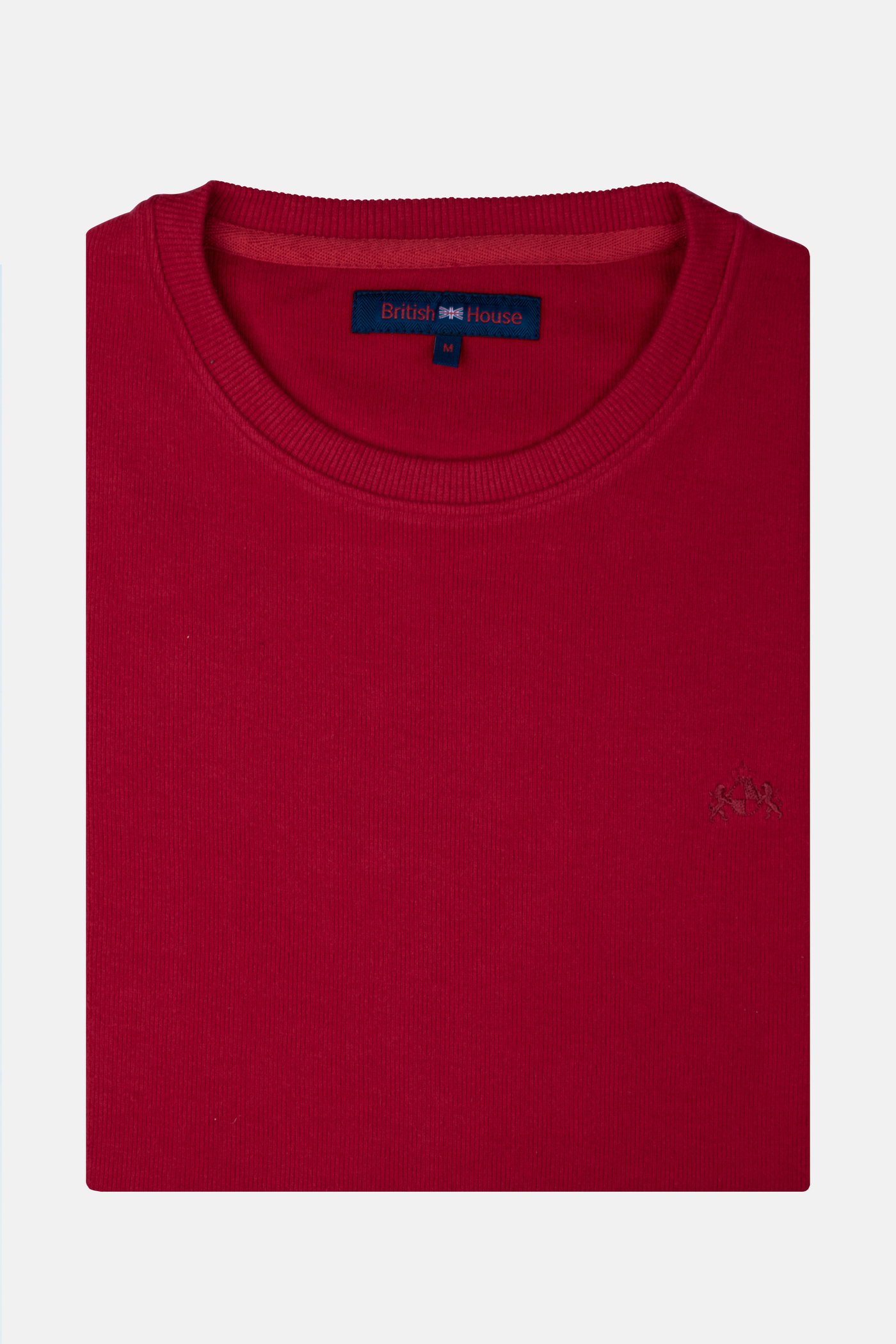 Cardinal Red Cotton Sweatshirt
