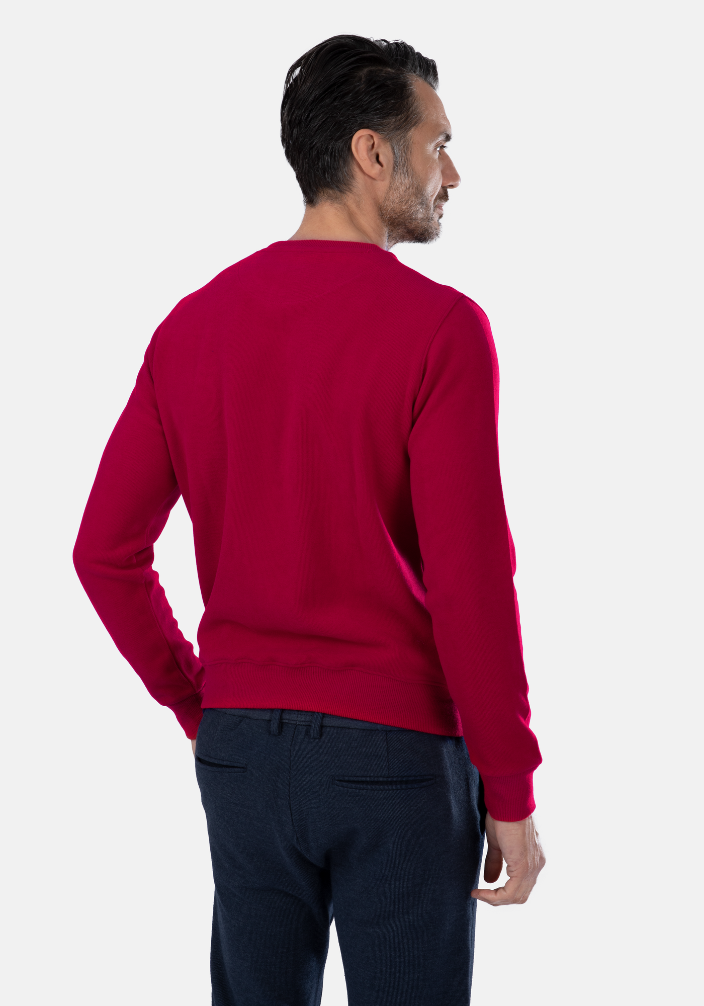 Cardinal Red Cotton Sweatshirt
