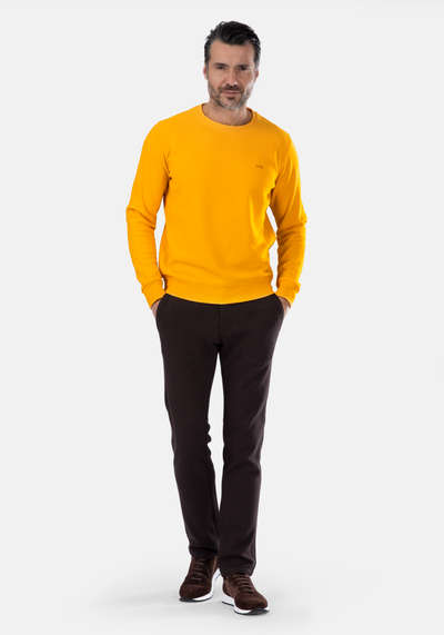 Mustard Cotton Sweatshirt
