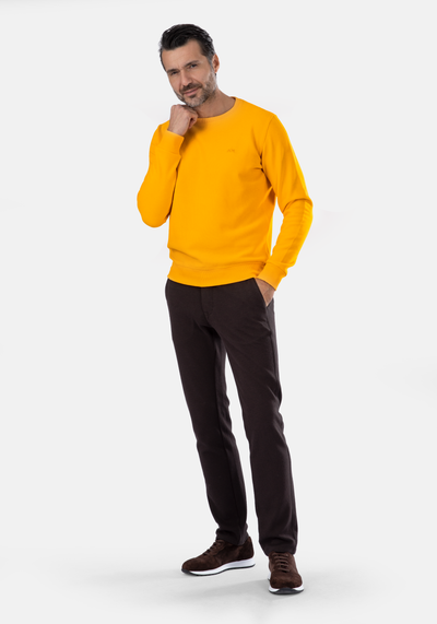Mustard Cotton Sweatshirt
