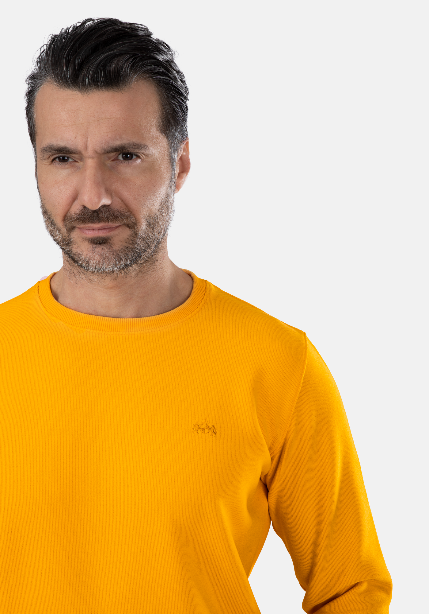 Mustard Cotton Sweatshirt