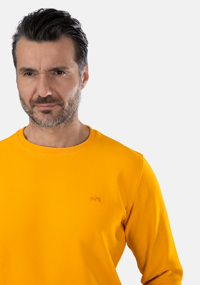 Mustard Cotton Sweatshirt