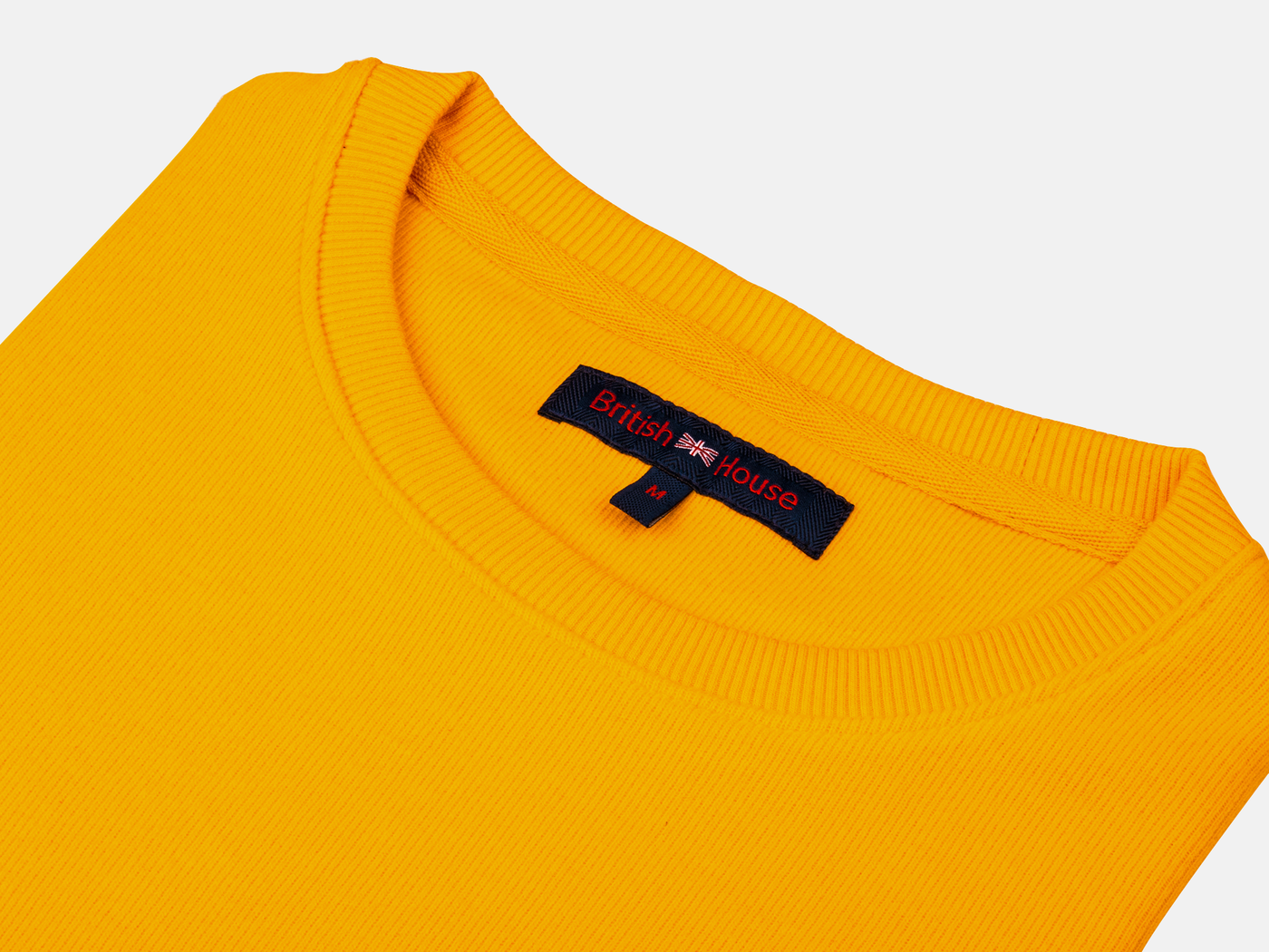 Mustard Cotton Sweatshirt