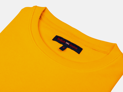 Mustard Cotton Sweatshirt