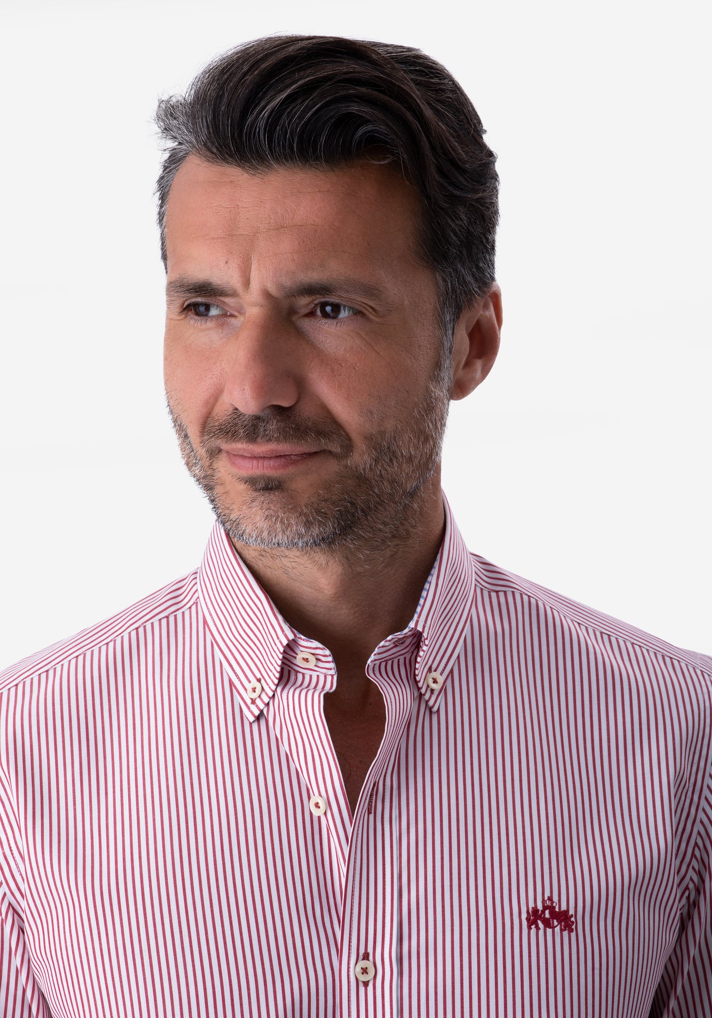 Barn Red Stripe Poplin Shirt