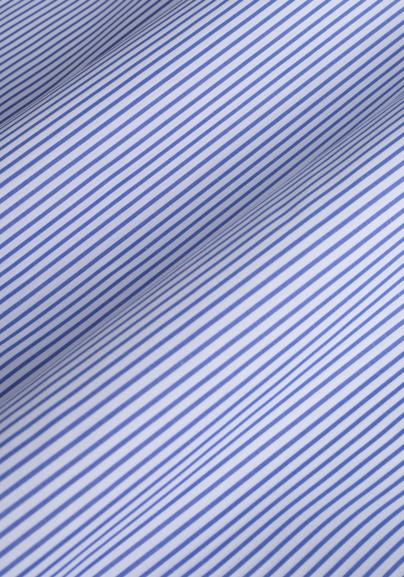 Deep Blue Stripe Poplin Shirt